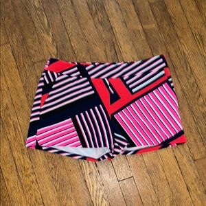 Stylish Pink and Black Women's Shorts
